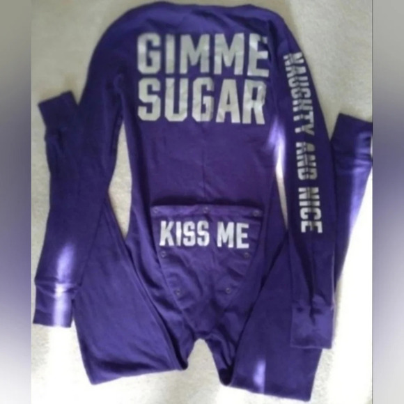 VS PINK shine bling vintage onsie-small like new - Picture 1 of 6
